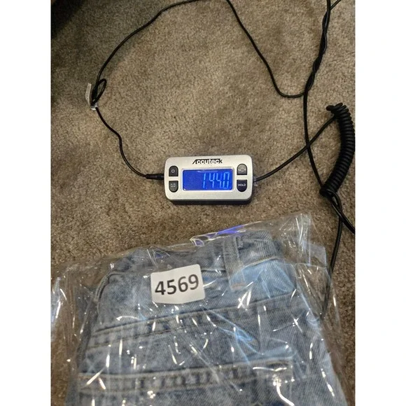 American Apparel Jeans Womens 26 Light Wash Relaxed Fit‎ Mushrooms Cactus Fray - Picture 14 of 14